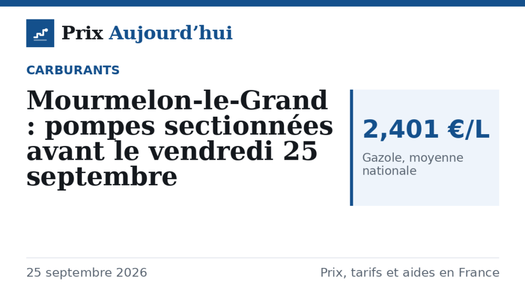 Mourmelon-le-Grand : pompes sectionnées avant le vendredi 25 septembre